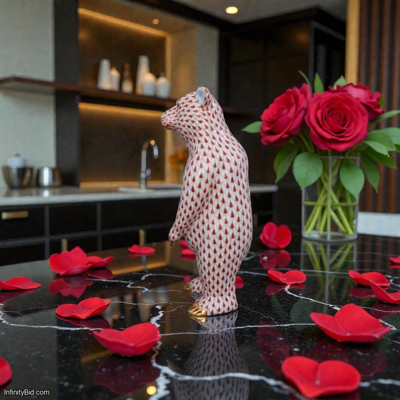 Herend Standing Bear SKU: 05024000-VH