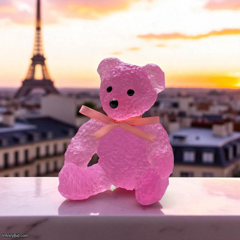 Daum Candy Pink Doudours by Serge Mansau 375 ex 05271-9 Brand New