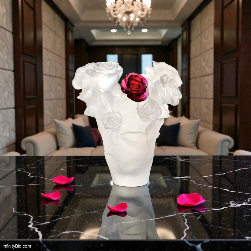 Daum Rose Passion – Small Vase SKU: 05287-6