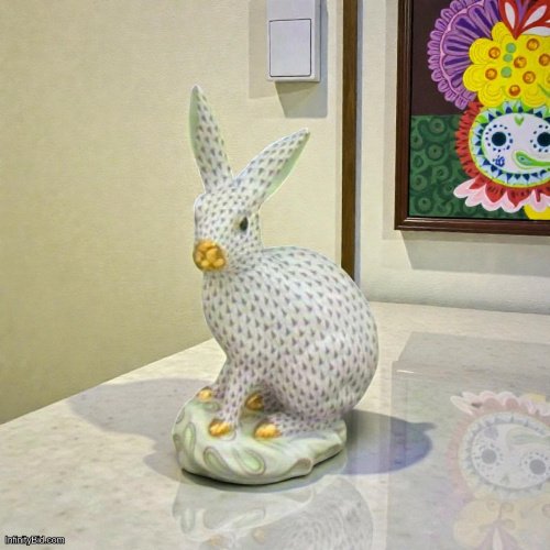 Herend Sitting Rabbit SKU: 5334000-VHL