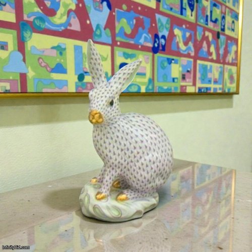 Herend Sitting Rabbit SKU: 5334000-VHL