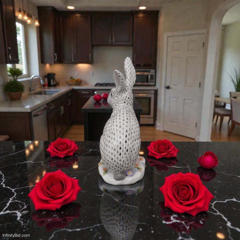 Herend Rabbit with Flowers (Limited Edition) SKU: 05334092-VHSP133