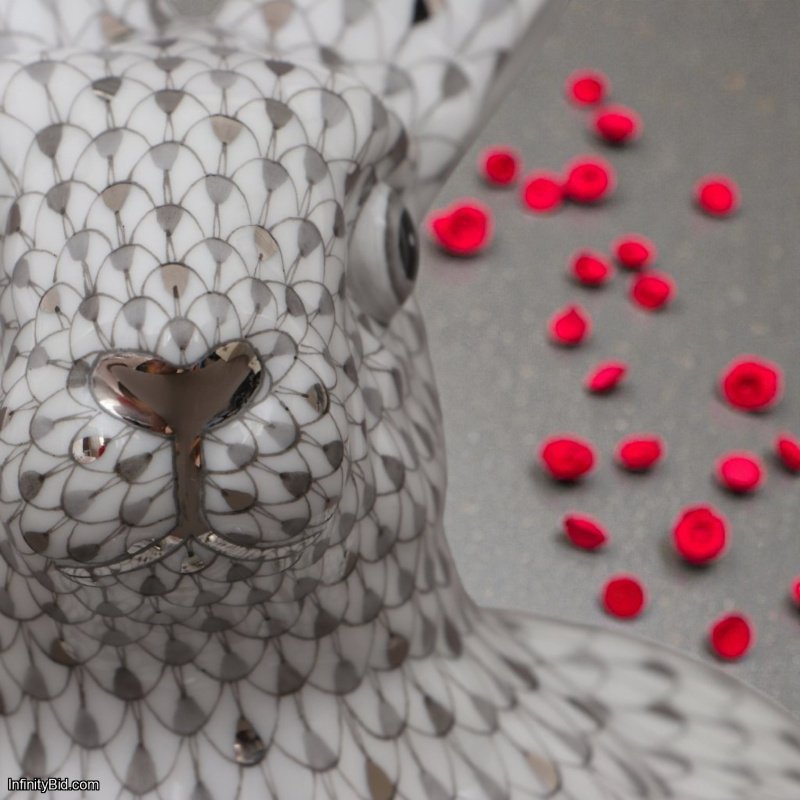 Herend Rabbit with Flowers (Limited Edition) SKU: 05334092-VHSP133