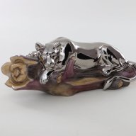 Herend Lioness in Tree Porcelain Figurine – Hand-Painted, Made in Hungary SKU: 05574-0-00 PLATI