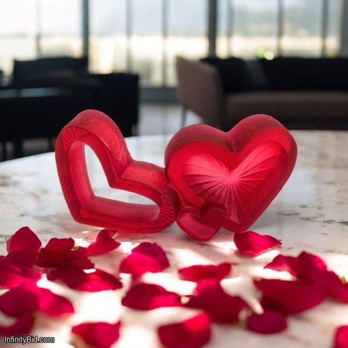 Daum – Valentine Heart Sculpture SKU: 05743