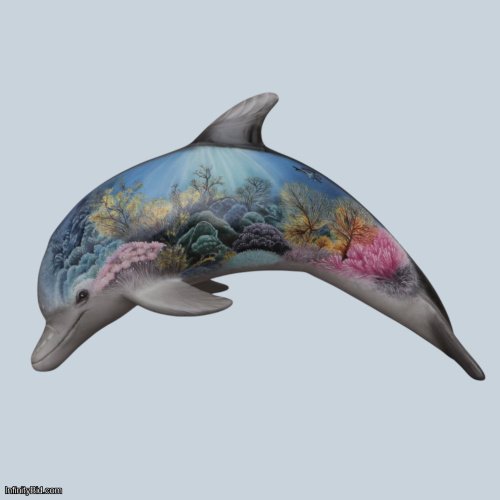 Herend Large Dolphin Porcelain Figurine – Limited Edition, Hand-Painted, Made in Hungary SKU: 05798-0-00 SP1240