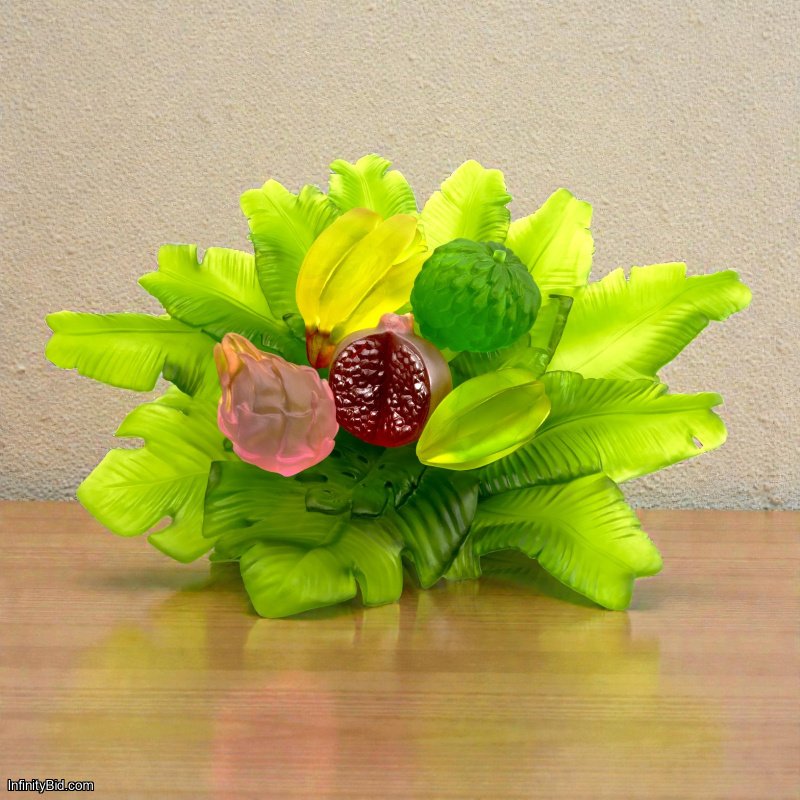 Daum Tutti Frutti Large Bowl – Limited Edition Pâte de Verre Sculpture SKU: 05868