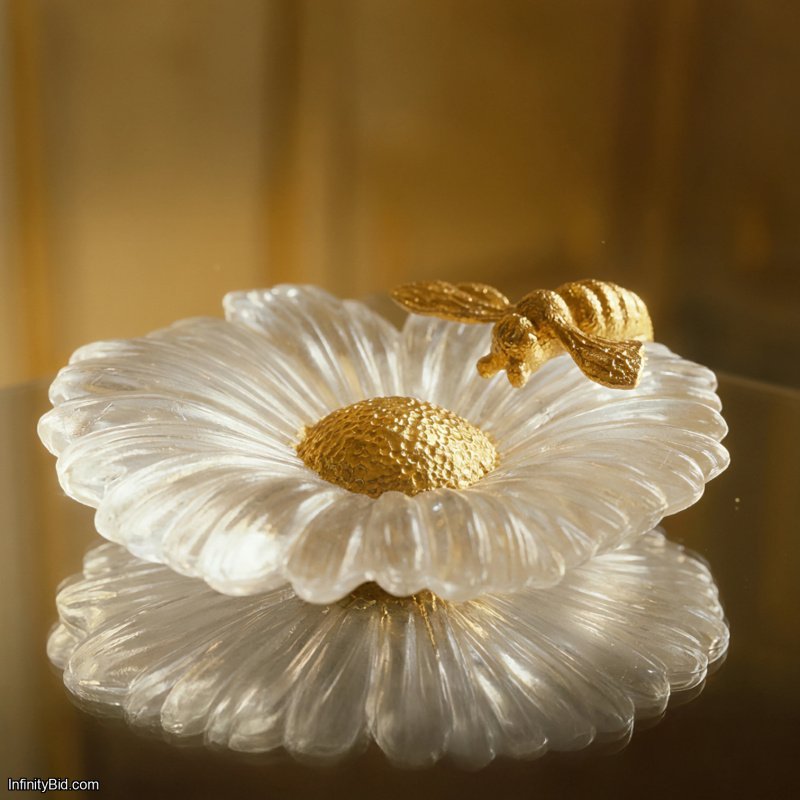 Daum “Or d’Abeille” Decorative Flower – Numbered Edition SKU: 05893