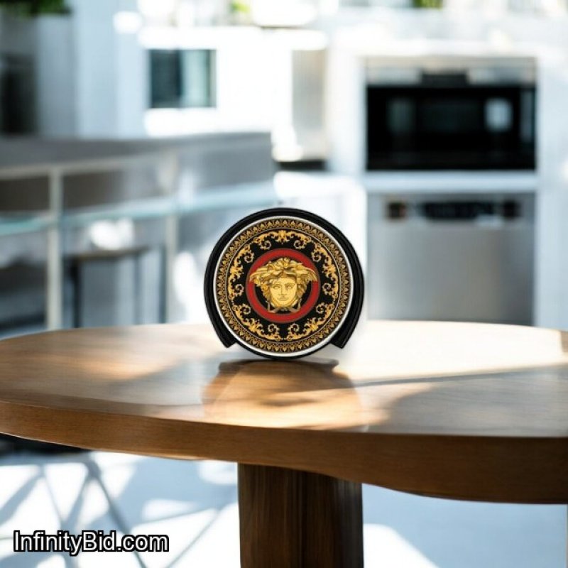 Versace Medusa Red Porcelain Coasters – Set of 4 Item Number: 14214-102721-28723