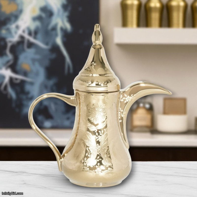 Versace Rosenthal Barocco Gold Coffee-Pot Dallah / Round Bowl – SKU: 14413-403784-14171