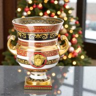 Versace Amphora Medusa Vase on Foot – 33 cm Item Number: 14632-409605-26577