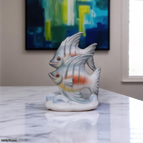 Herend Sail Fishes Figurine – Hand-Painted Porcelain Sculpture from Hungary Art. No.: 15273000C | Brand New | 100% Authentic Herend