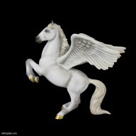 Herend Pegasus Horse – Hand-Painted Porcelain Sculpture SKU: 15856000-MCD Pegasus