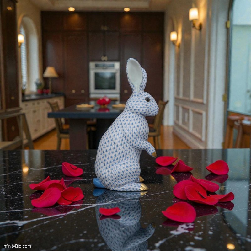 Herend Rabbit – Hand-Painted Porcelain Figurine SKU: 16084000-VHB