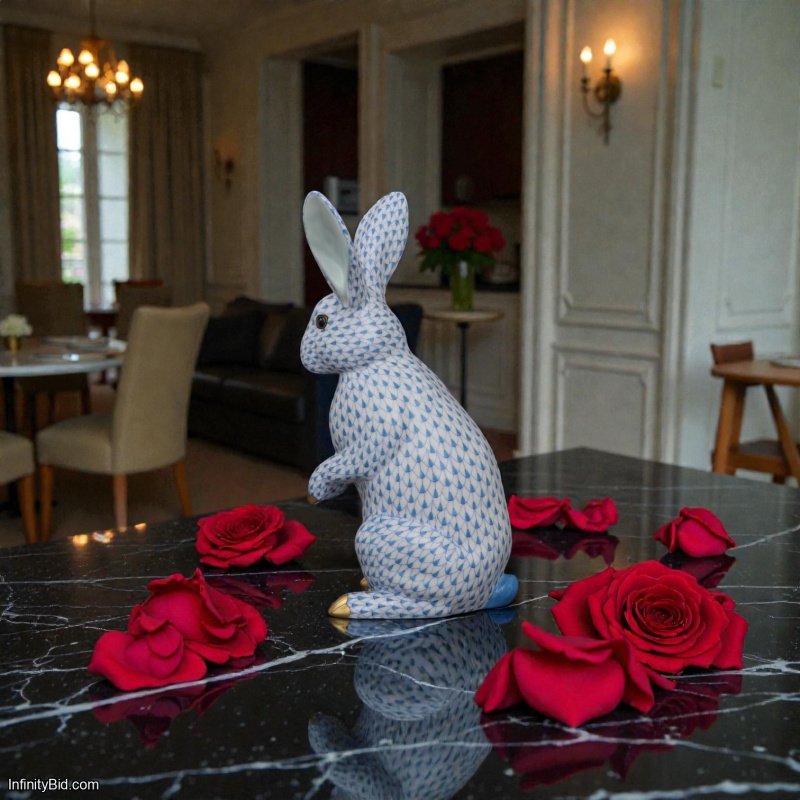 Herend Rabbit – Hand-Painted Porcelain Figurine SKU: 16084000-VHB