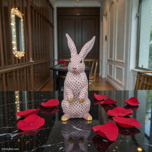 Herend Rabbit – Hand-Painted Porcelain Figurine SKU: 16084-0-00 VHP2