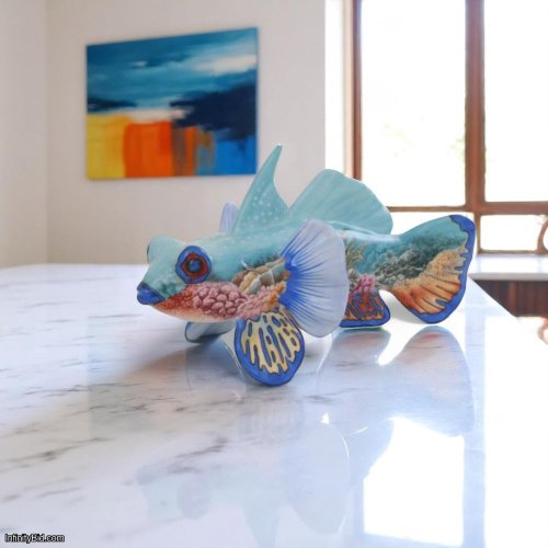 Herend Mandarin Fish Porcelain Figurine – Handcrafted in Hungary | Art. No. 16162000SP780
