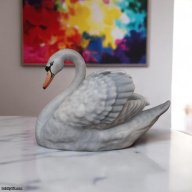 Herend Swan Figurine – Hand-Painted Porcelain from Hungary Art. No.: 16194000CD | Brand New | Authentic Herend
