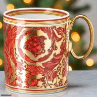 Versace Medusa Garland Red – Mug with Handle
