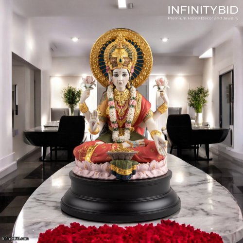 Lladro Goddess Lakshmi Sculpture – Limited Edition Porcelain Masterpiece – SKU: 01002024