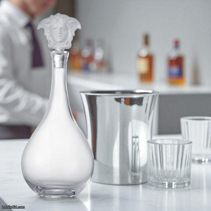 Versace Medusa Lumière Crystal Decanter – 2.0 L SKU: 20665-110835-46700