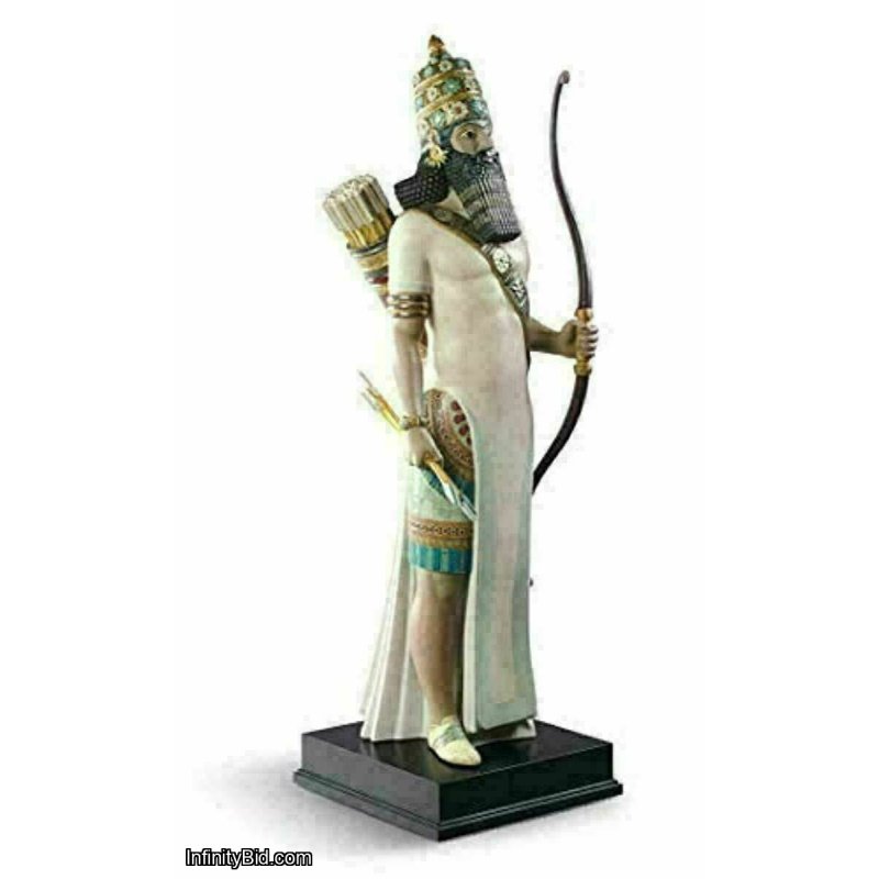 Limited Edition Assyrian Archer Sculpture | High Porcelain Masterpiece SKU: 01009169
