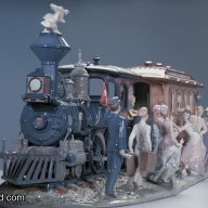 Lladro A Grand Adventure Train Sculpture – Rare Limited Edition High Porcelain 01001888
