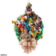 Jay Strongwater 11 Pipers Piping Glass Ornament  SKU: SDH20026-250