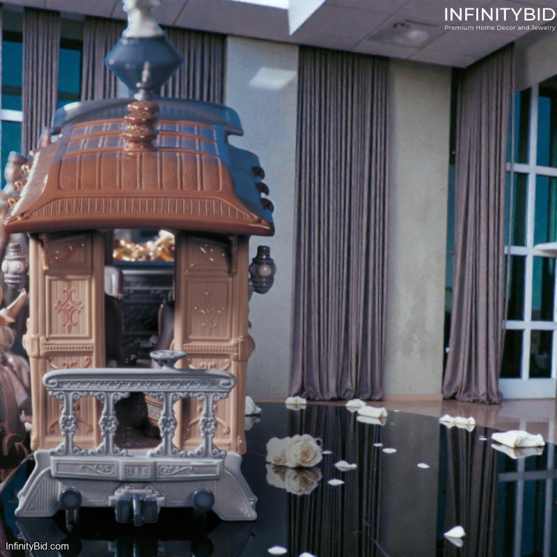 Lladro A Grand Adventure Train Sculpture – Rare Limited Edition High Porcelain 01001888