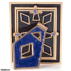 Abaculus Pyramid Frame Delft Garden JAY STRONGWATER SPF5876-284