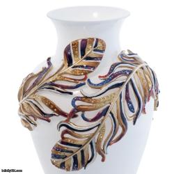 Aditya Feather Vase JAY STRONGWATER SDH2564-280
