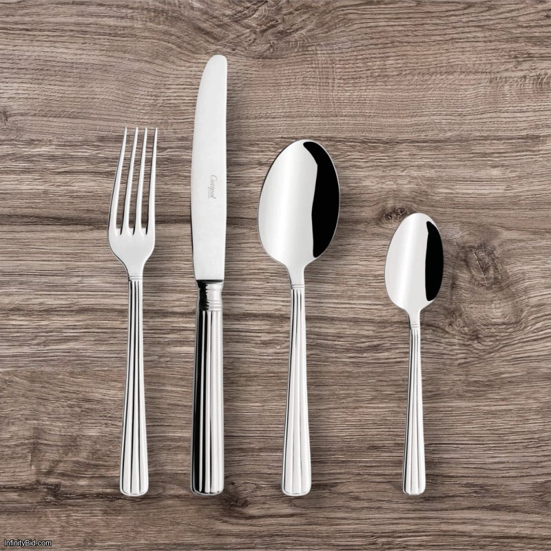 Cutipol Athena Stainless Steel Polished – 24-Piece Cutlery Set Made in Portugal