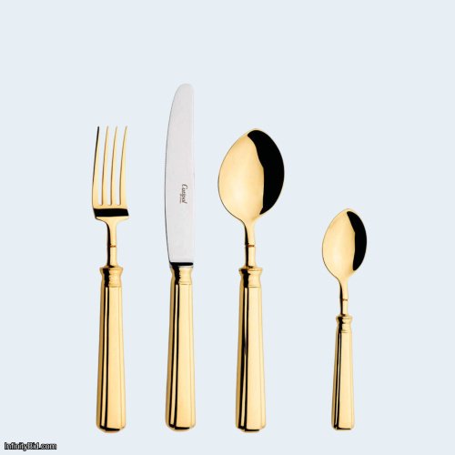 Cutipol Piccadilly 75-Piece Cutlery Set – Mirror Polished Gold Plated