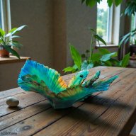 Daum Fleur de Paon Centerpiece – Limited Edition SKU: 05706