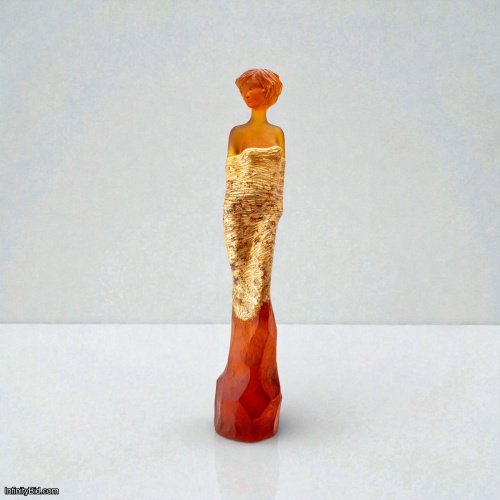 Daum Galatéa by Jean-Philippe Richard – Limited Edition Pâte de Verre Sculpture SKU: 05739-1