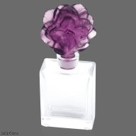 Daum Camelia Perfume Bottle - Purple French Crystal  SKU: 05735/C