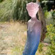 Daum Charlotte Blue and Pink – Limited Edition of 175 by Jean-Philippe Richard  SKU: 03171