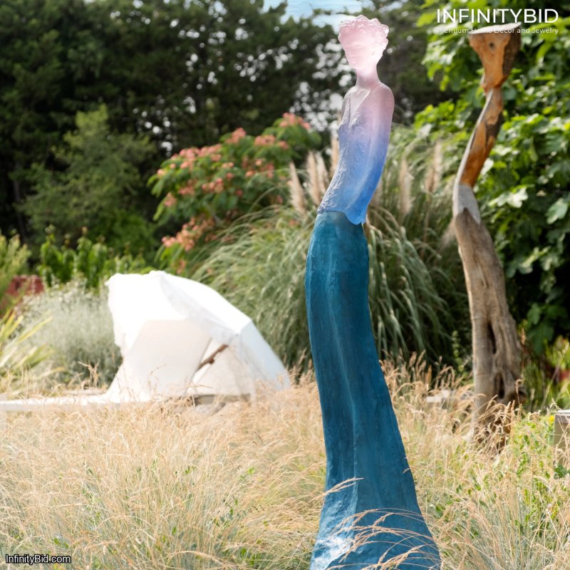 Daum Charlotte Blue and Pink – Limited Edition of 175 by Jean-Philippe Richard  SKU: 03171