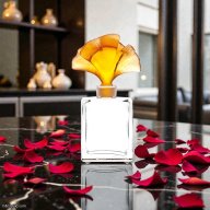 Daum Ginkgo – Perfume Bottle Amber Crystal SKU: 03920-3/C