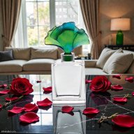 Daum Ginkgo Perfume Bottle – Green SKU: 03920/C