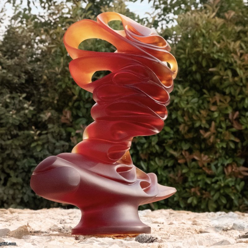 Daum Jean Faucheur Amber Glass Mask – Limited Edition SKU: 03214-1