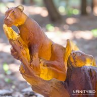 Daum Leopard Pencil Holder – Luxury French Crystal Desk Accessory SKU: 05746