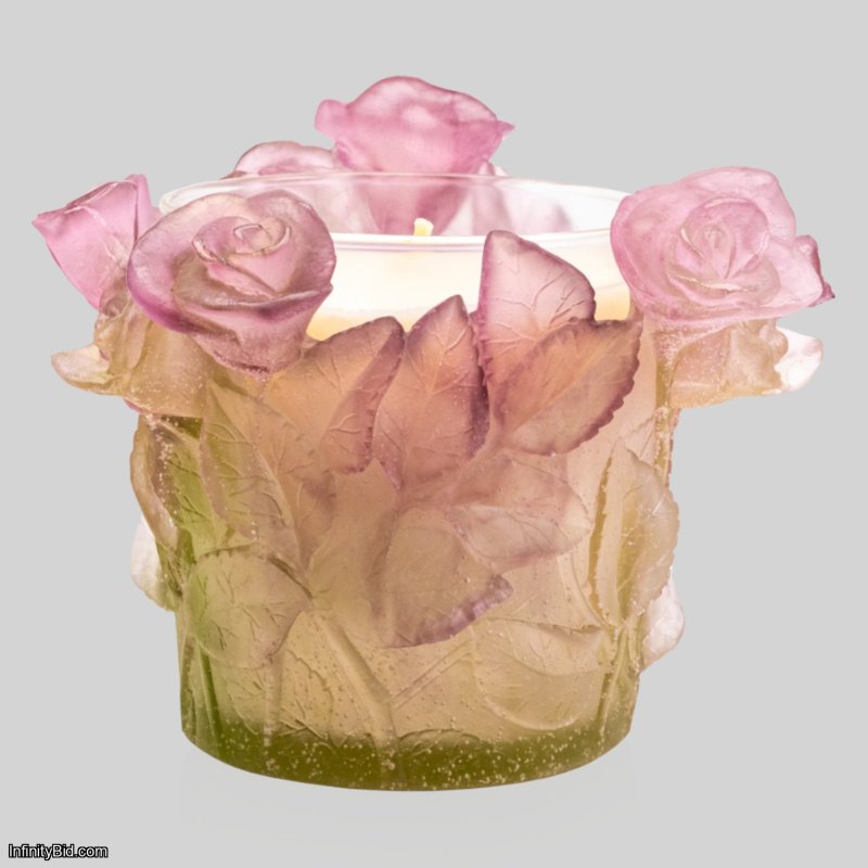 Daum Roses Candleholder SKU: 02618