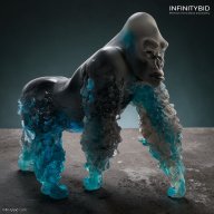 Daum Jean-No Silverback Gorilla – Blue-Grey – Limited Edition of 125 – SKU: 05703-1