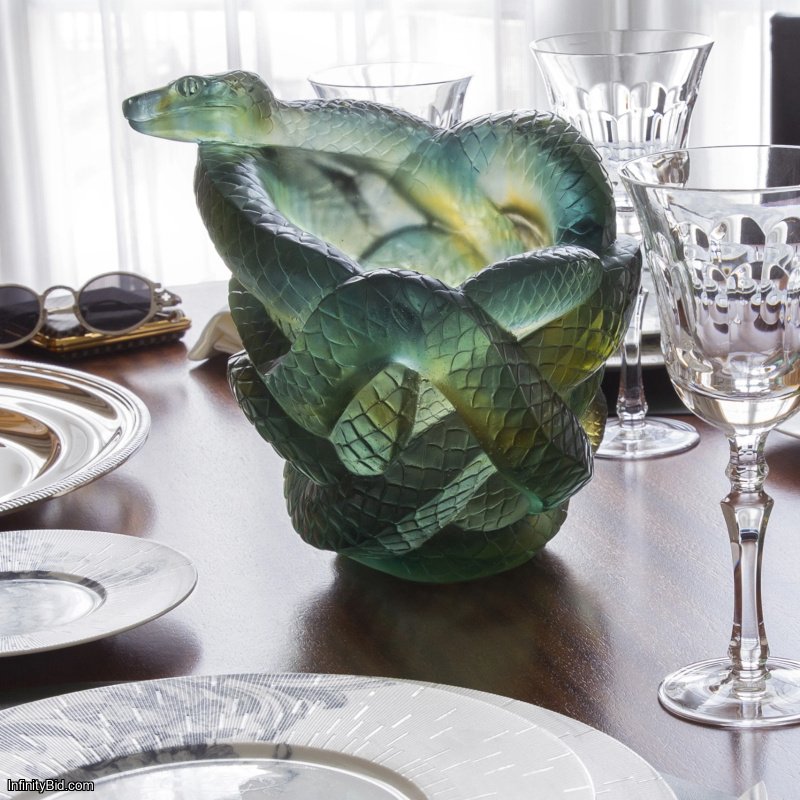 Daum Snake Vase – Limited Edition of 888 SKU: 05249-2