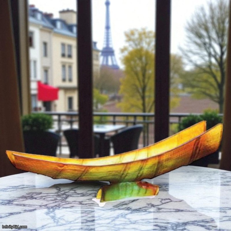 Daum Rare Retired Crystal Bamboo Magnum Bowl – Limited Edition of 338 SKU: 03960