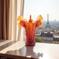 Daum Small Vase – Rêve Équestre | Amber Crystal Artistry SKU: 05861