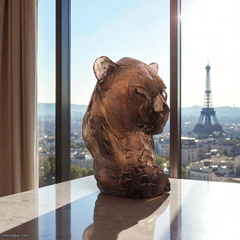 Daum Panther Head by Patrick Villas – Limited Edition of 125 SKU: 05607
