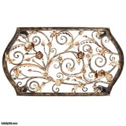 Everett Floral & Scroll Coffee Table Golden JAY STRONGWATER SKU: SHW3299-432