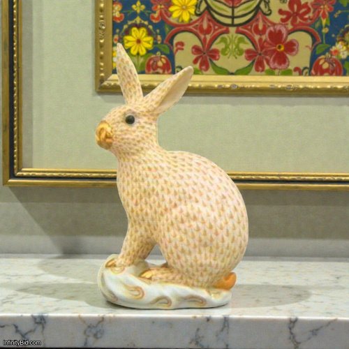 Herend Sitting Rabbit SKU: 05334000-VHJ
